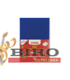 Fetru autoadeziv, 20x30cm, 180g/m2, albastru, 5 foi, MAXI